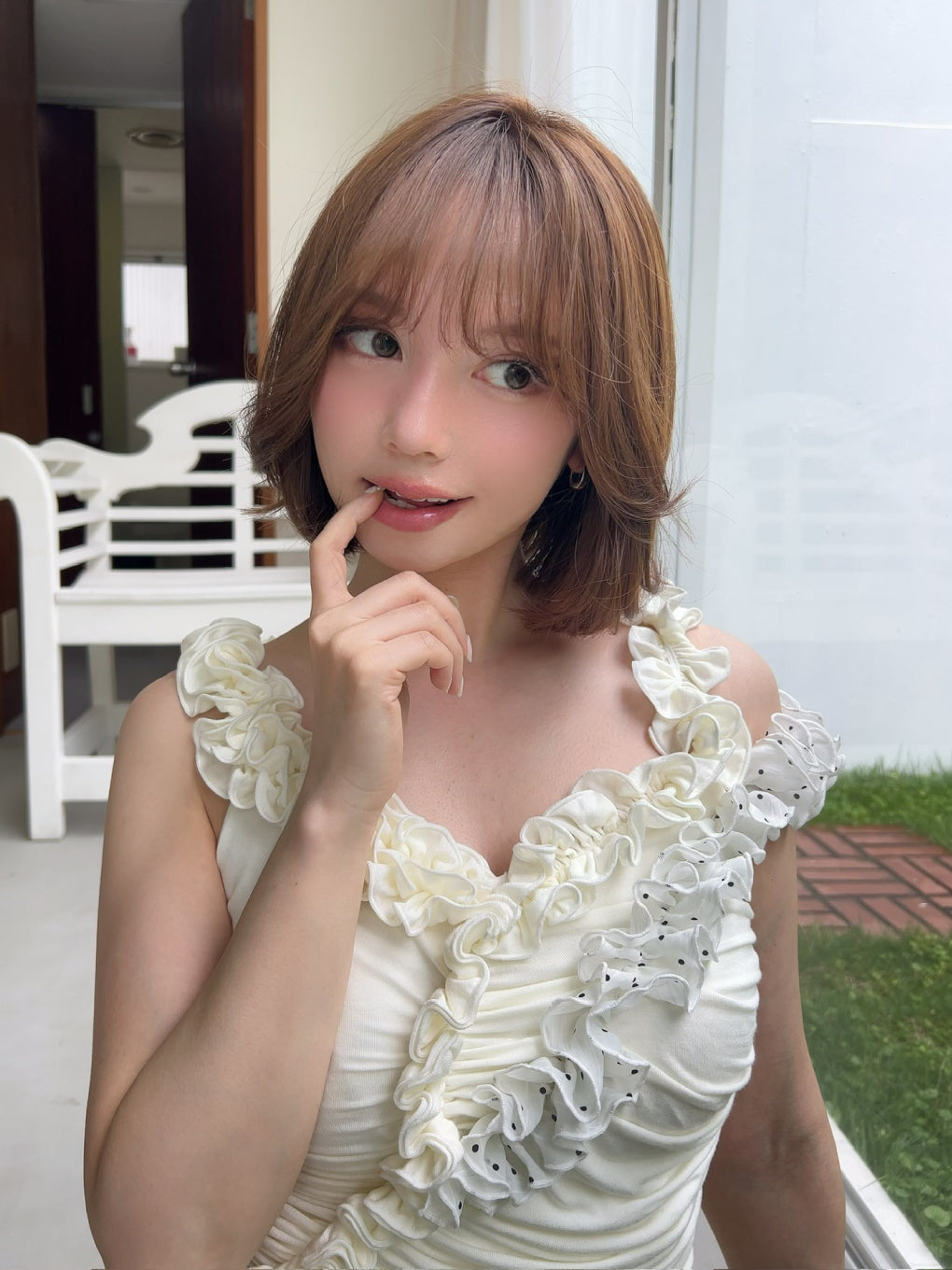 Cherie ruffle tops