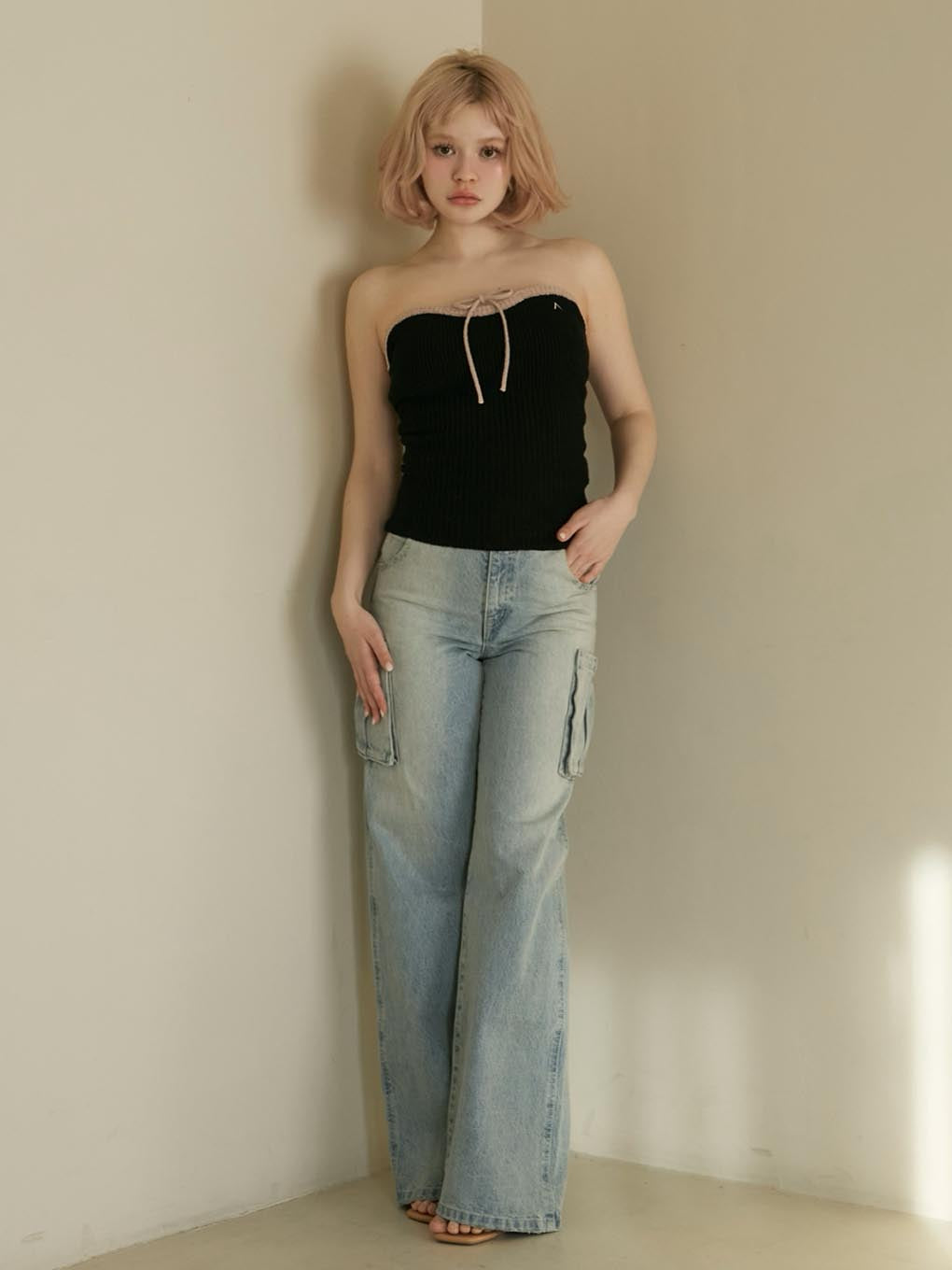 Tiana knit bare tops