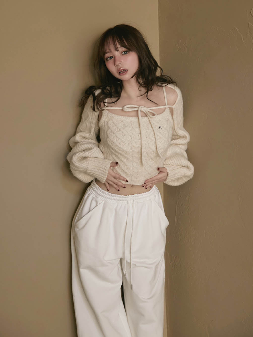 Heart hip sweat pants