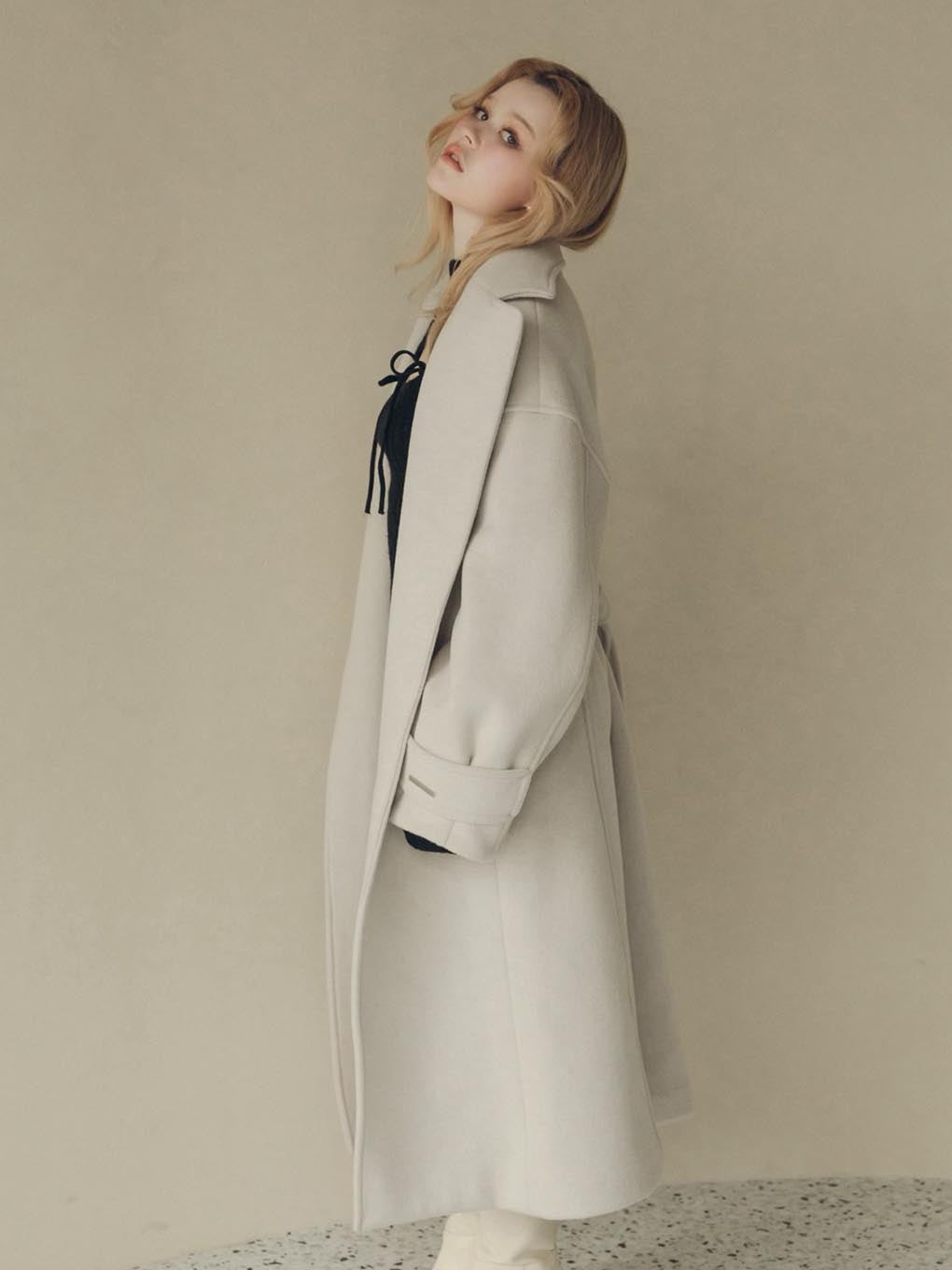 Ange slit long coat