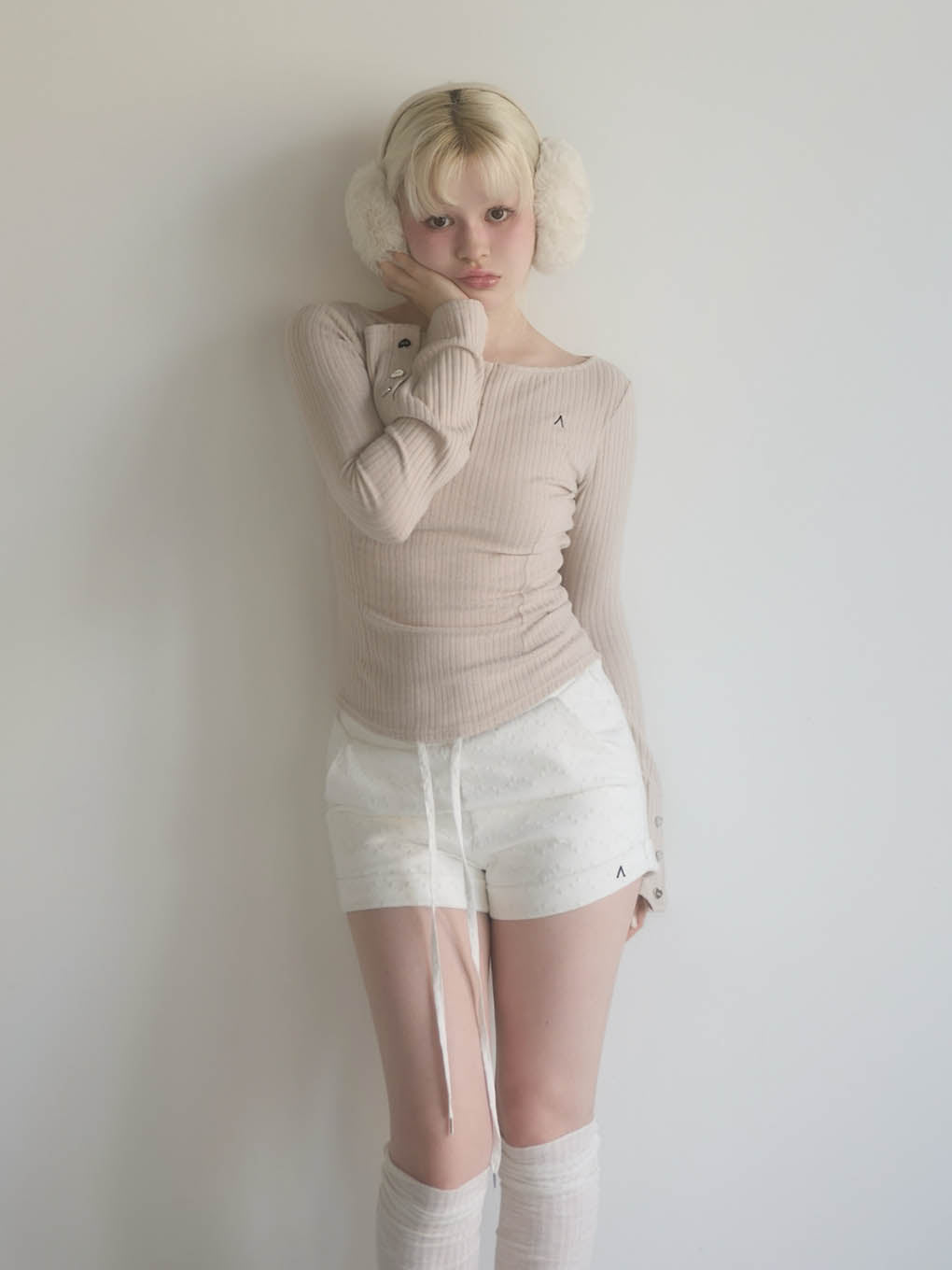 Candy cotton mini pants