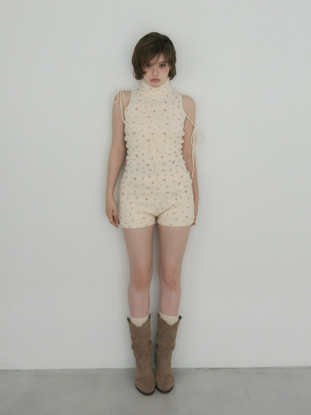 Rosie flower knit set up
