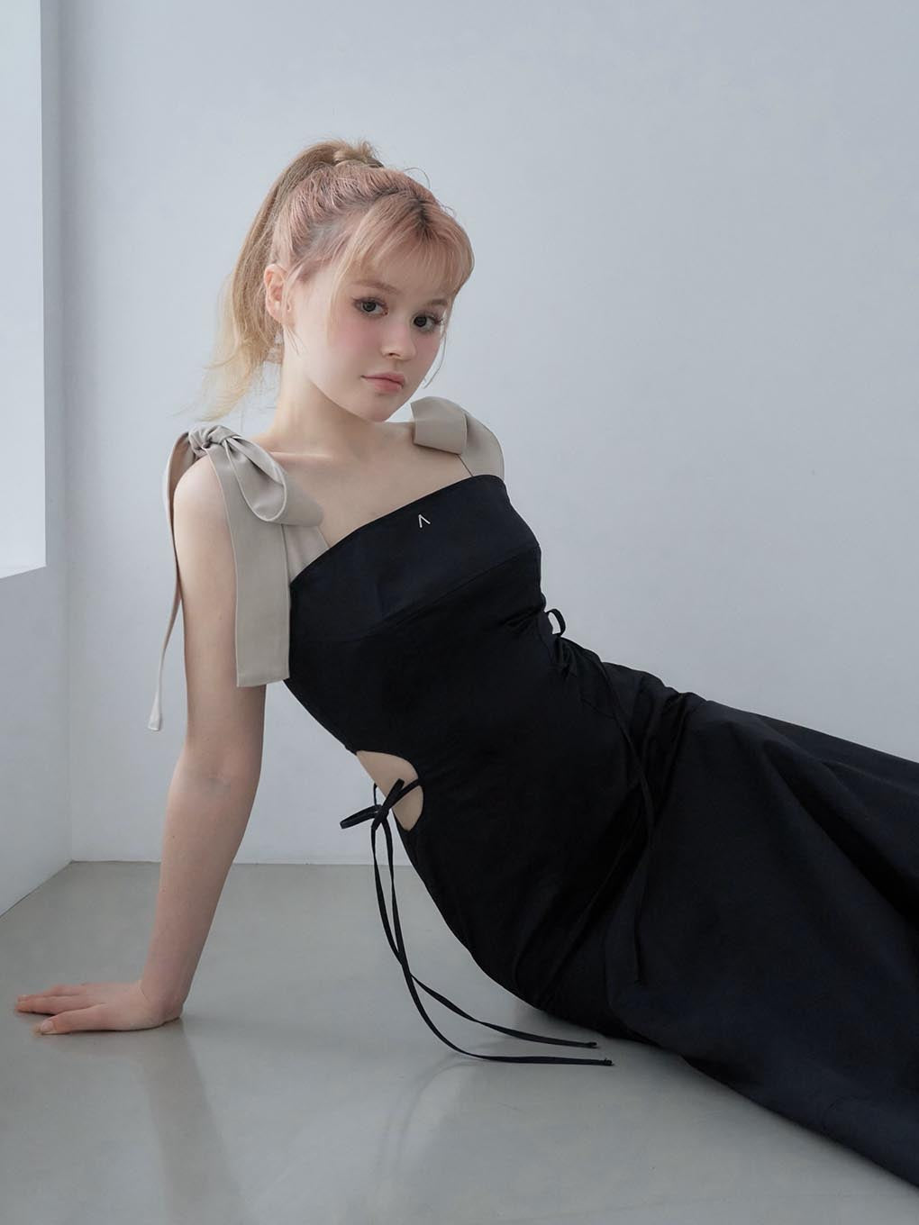 Ann ribbon dress