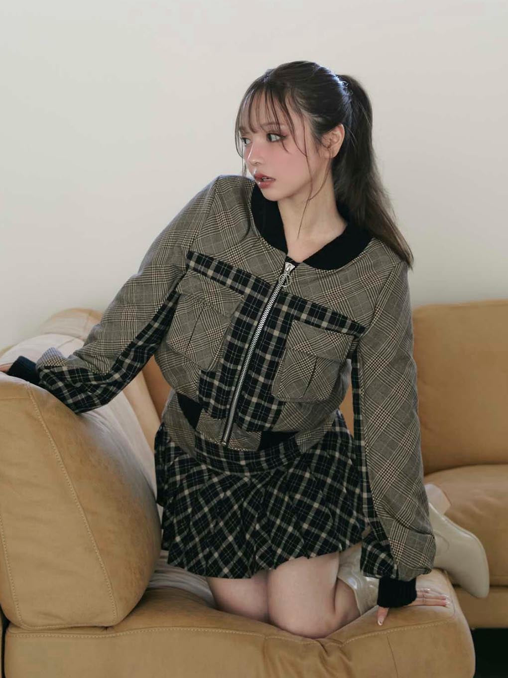 Coco check jacket