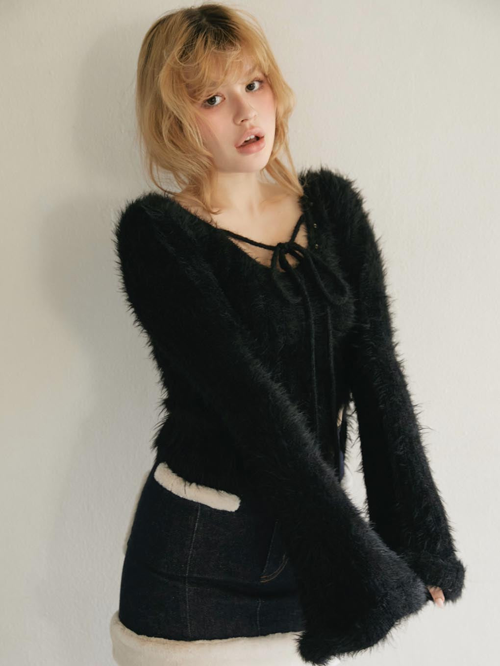 Abbie fur tops