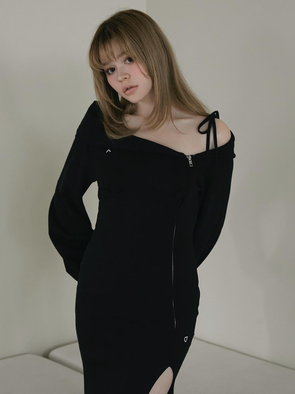 Carina slit dress