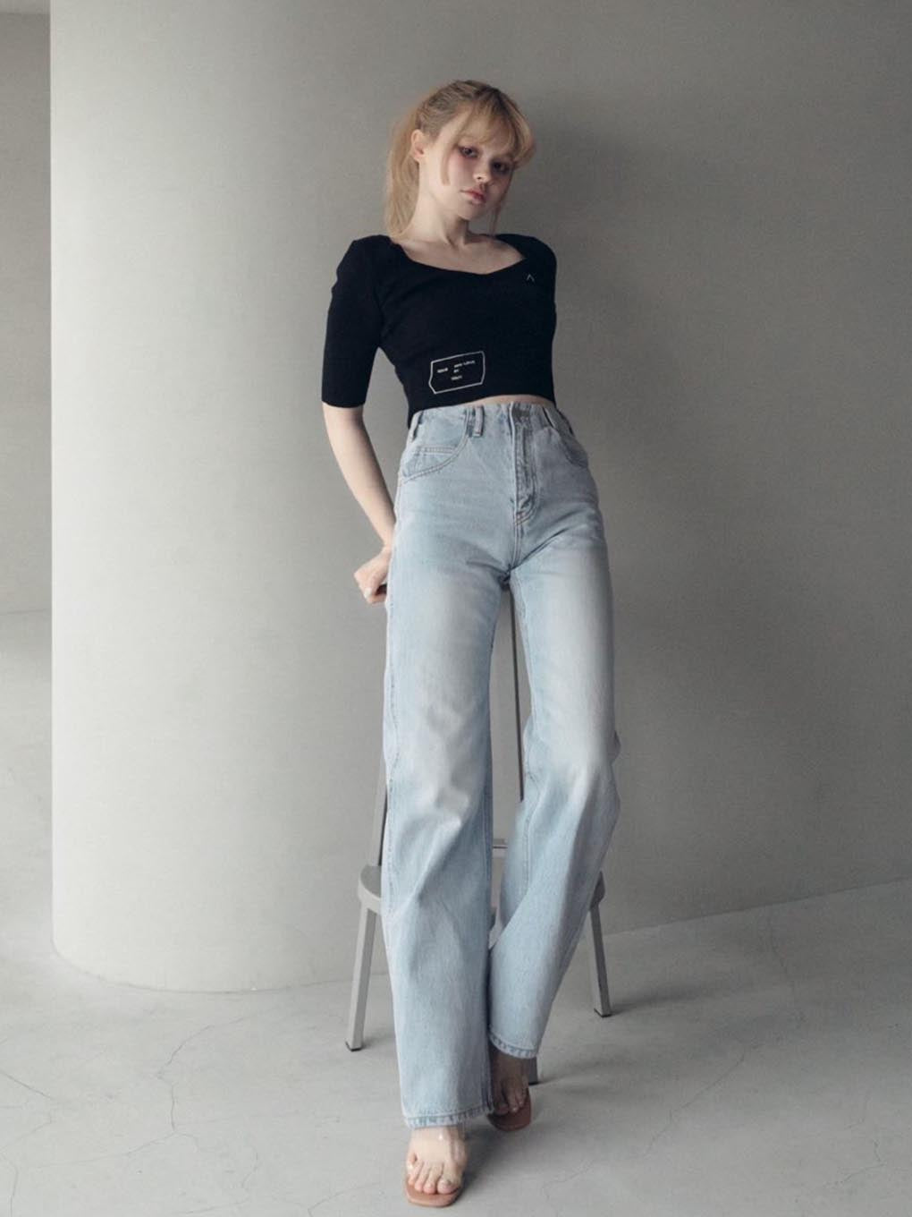 Karen silk knit tops