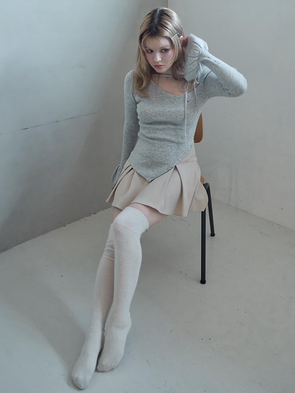 Nina flare mini skirt