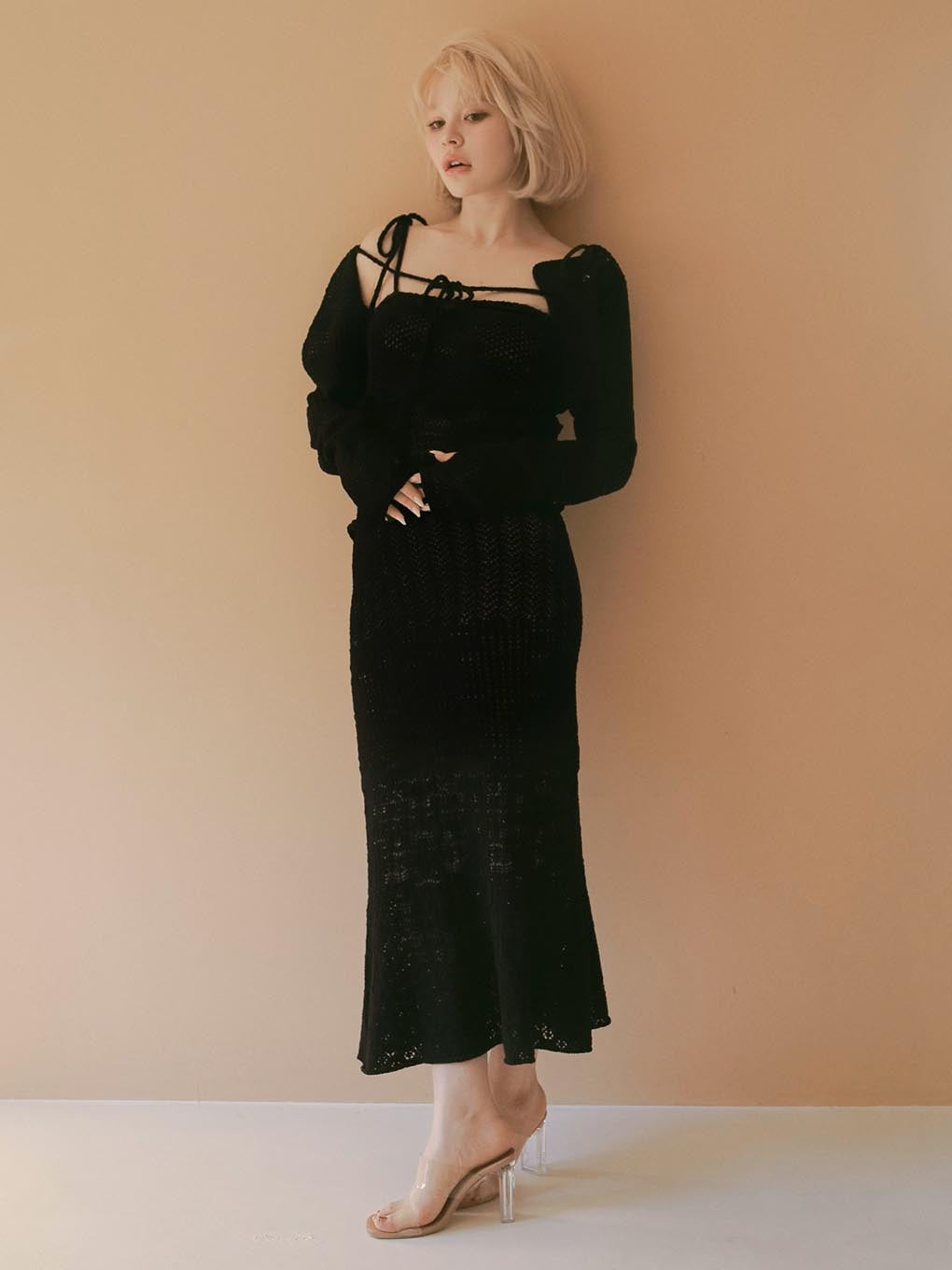 Sabrina frill set dress