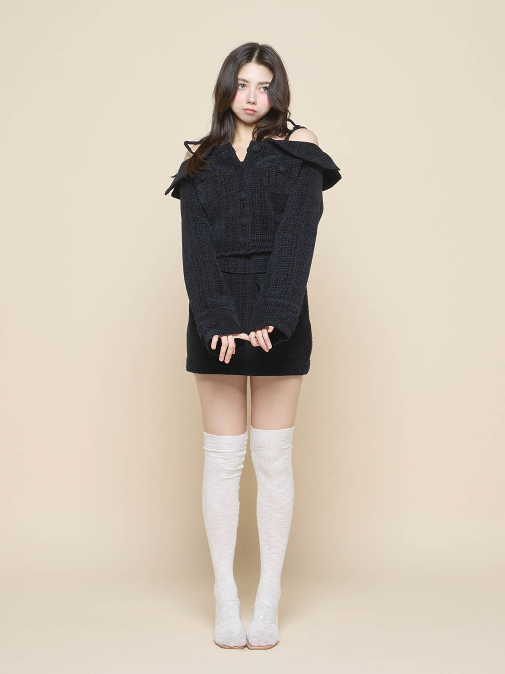 Twiggy tweed jacket set