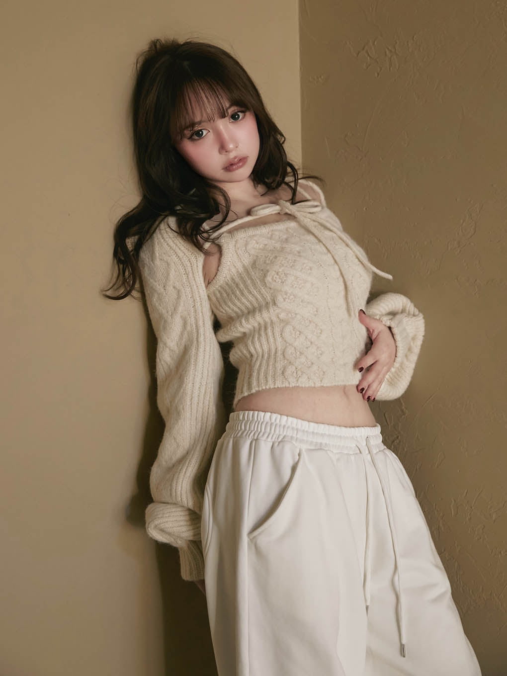 Heart hip sweat pants