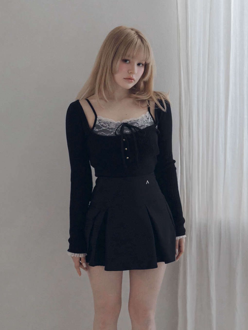 Brenda lace knit set