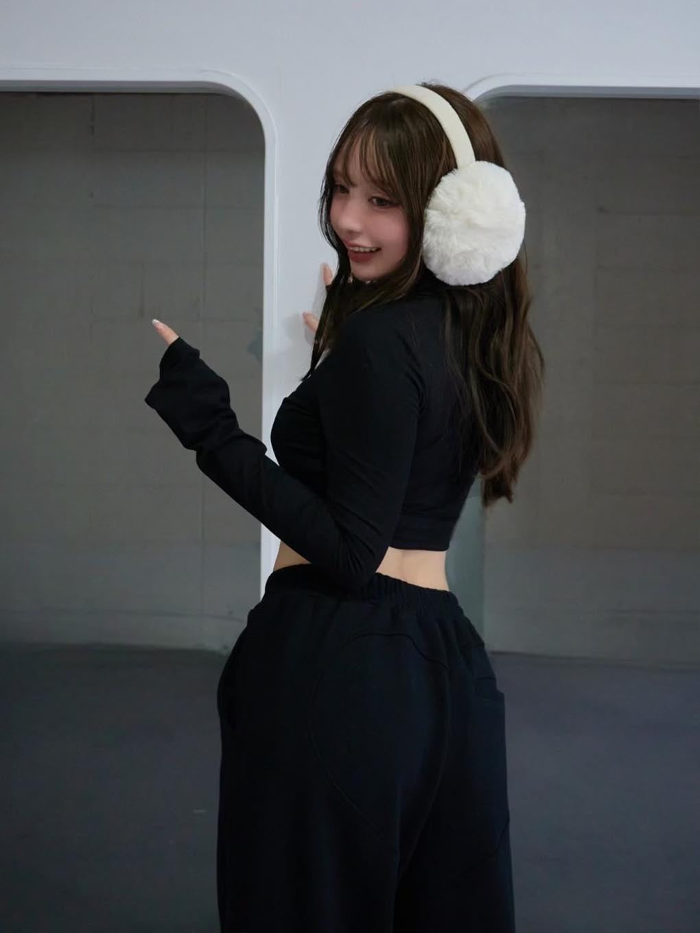 Heart hip sweat pants