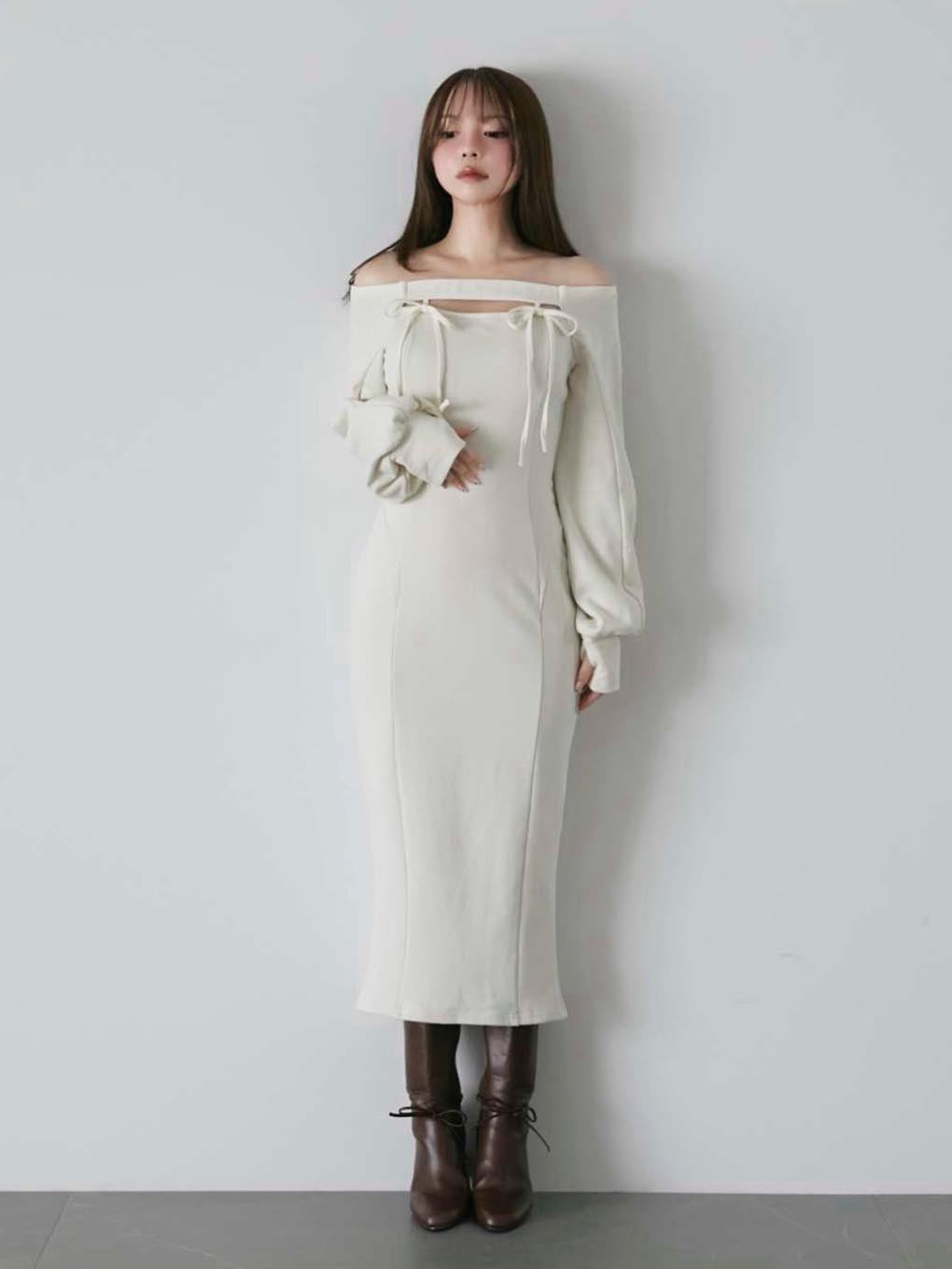 Bebe ribbon dress