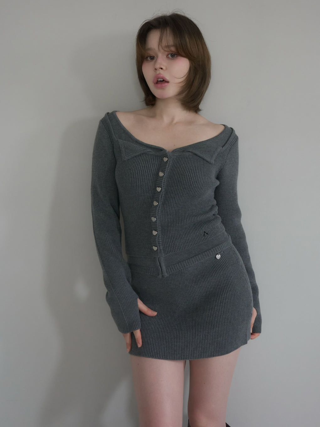 Heart button layered set up