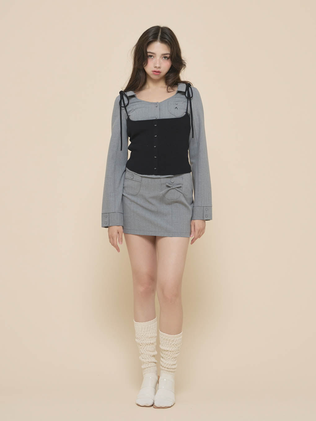 Maya blouse knit set up