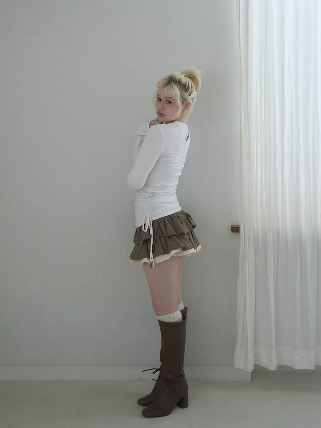 Mel gather skirt