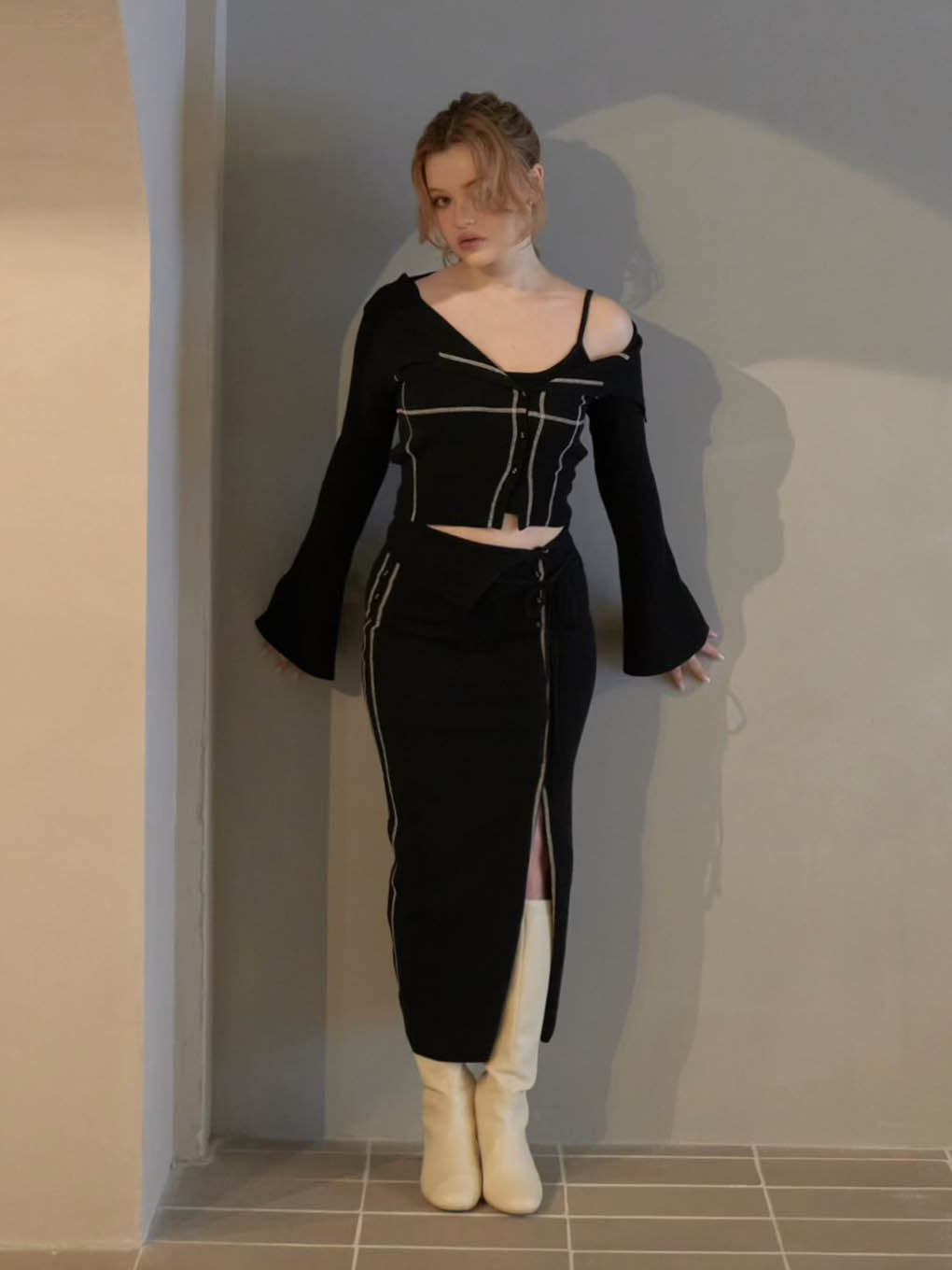 Belinda knit set cardigan