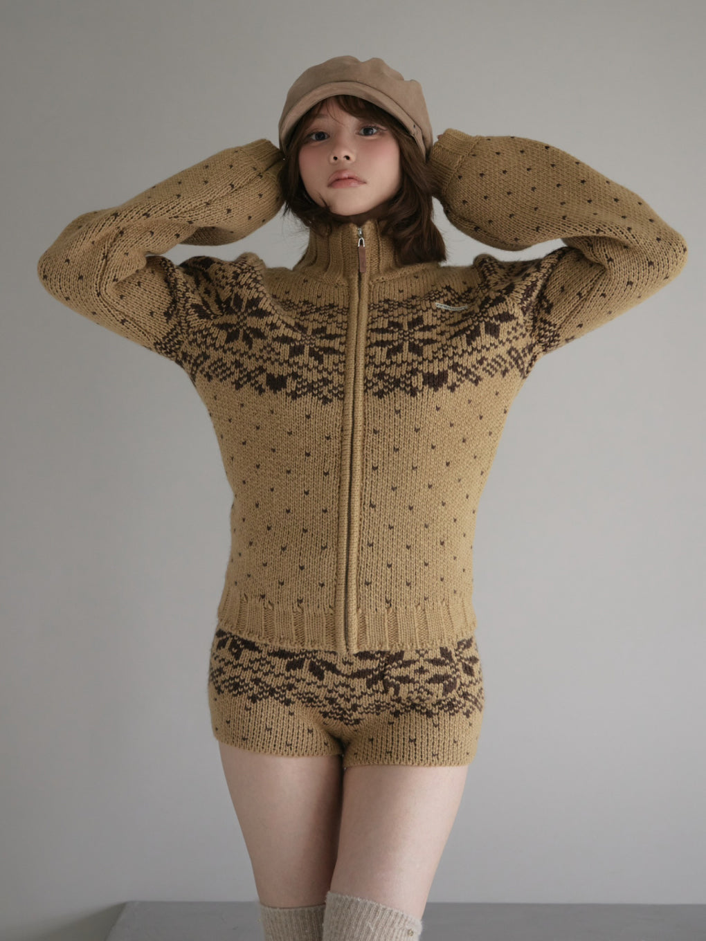 Snow drop knit set up