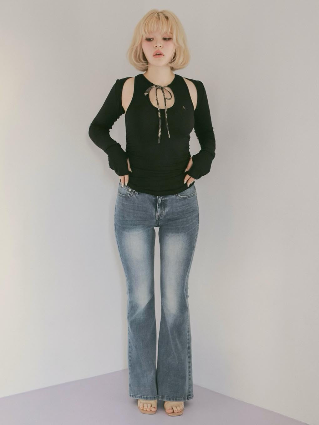 Hannah check tops