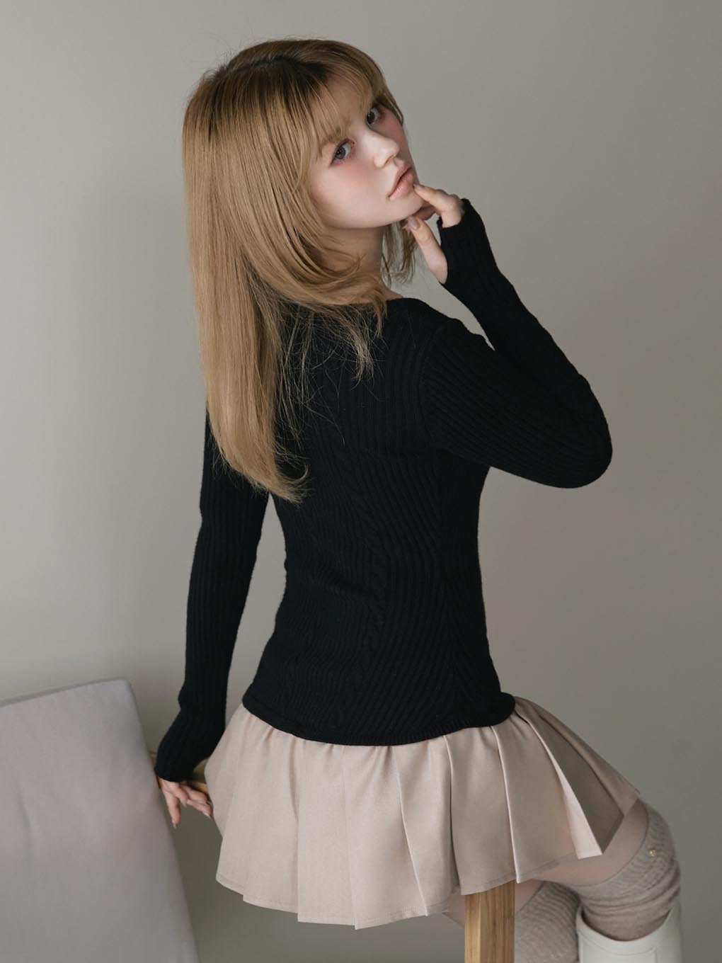 Milly knit set dress