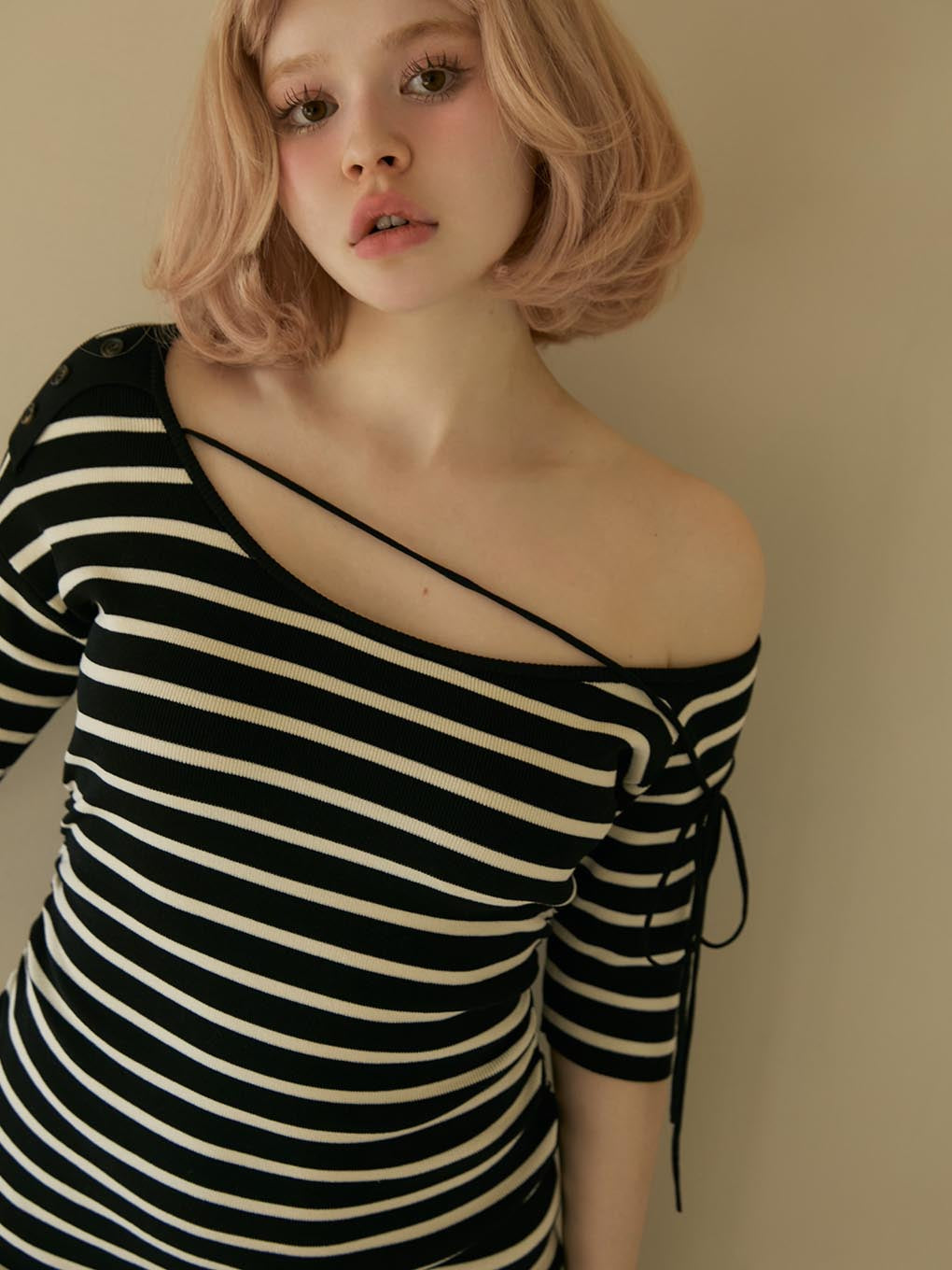 Connie ribbon mini dress
