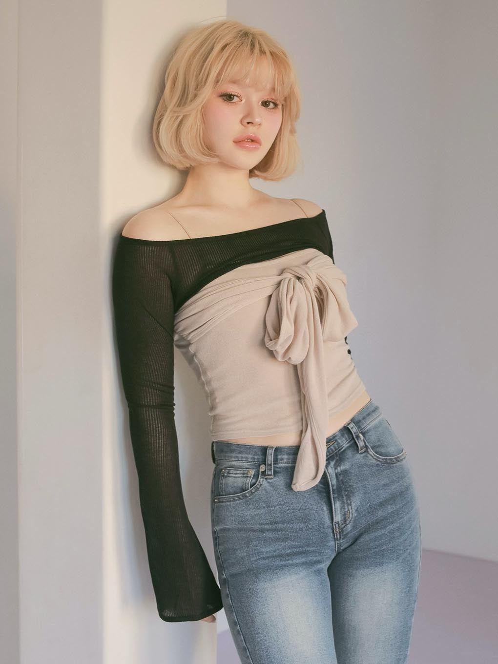 Shayla ribbon tops