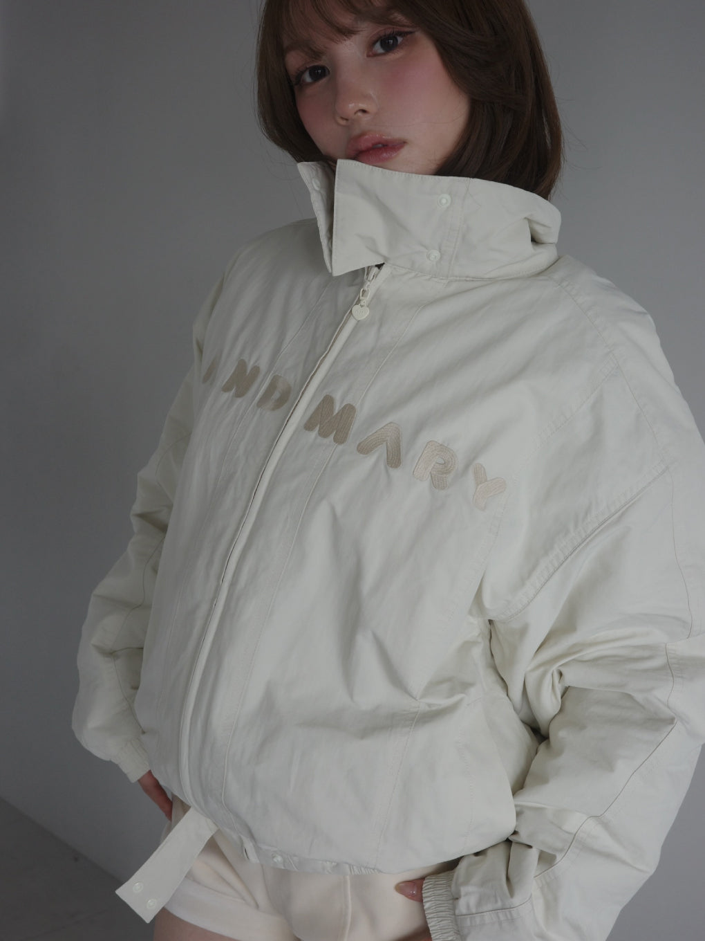 Mary logo bomber jacket