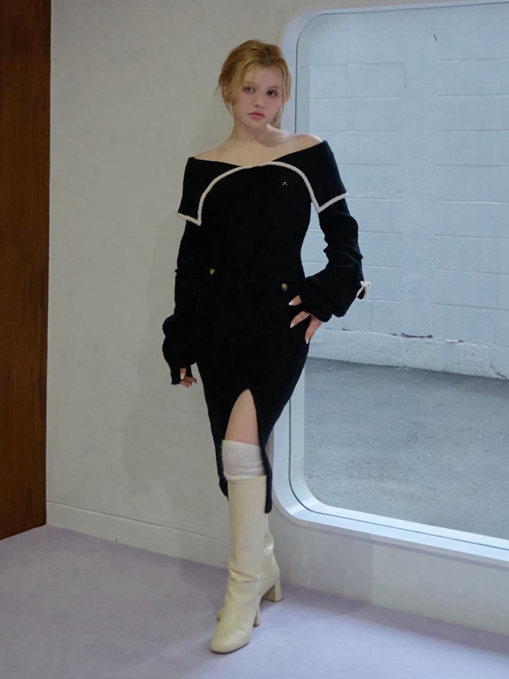 Harper pocket long dress