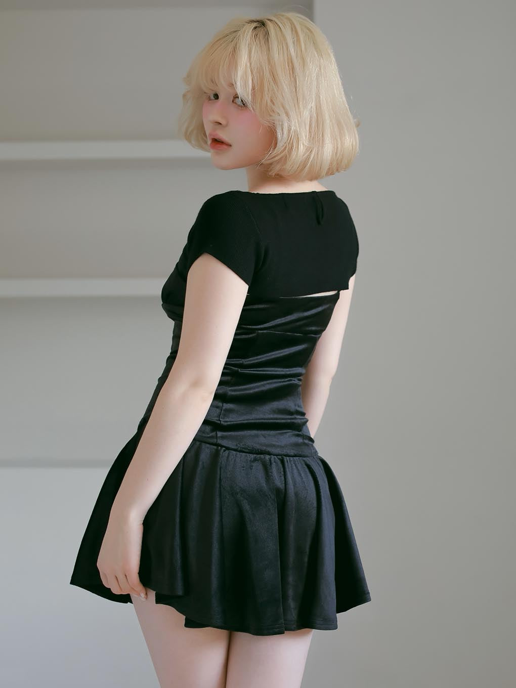 Betty flare mini dress