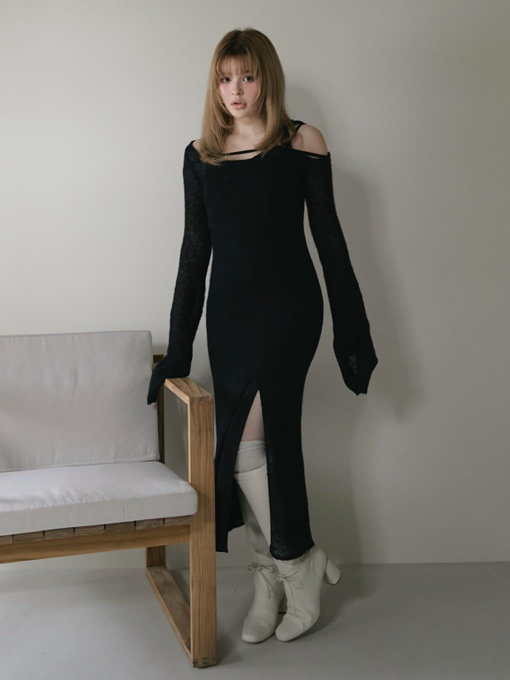 Lamia knit set dress