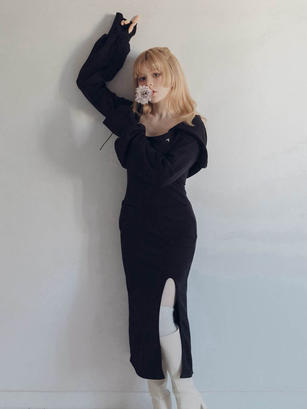 Nora slit dress