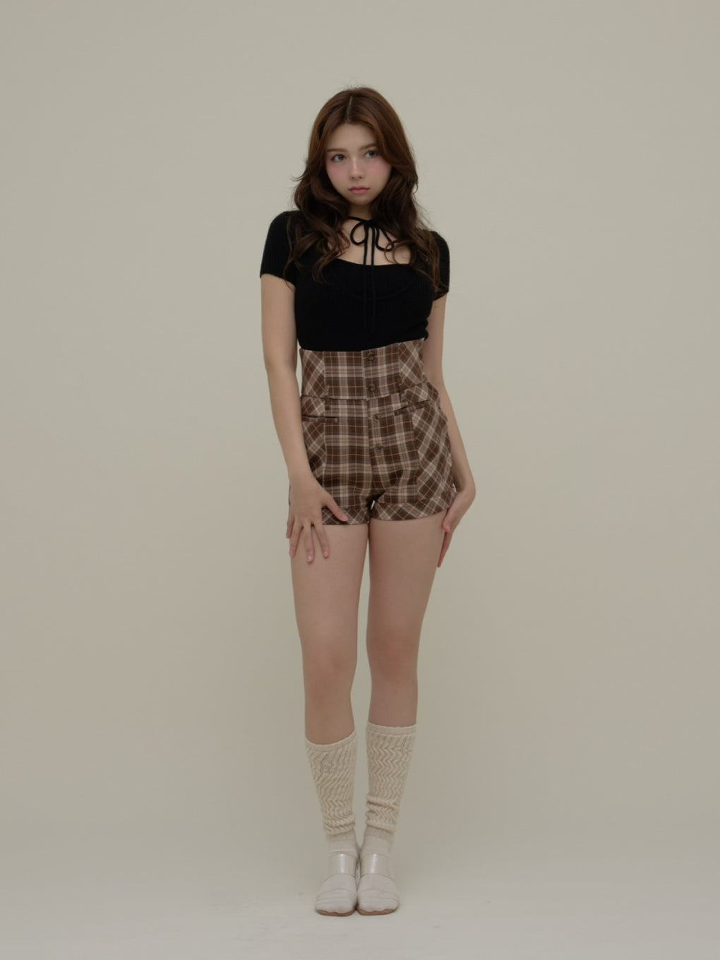 Thalia ribbon knit tops