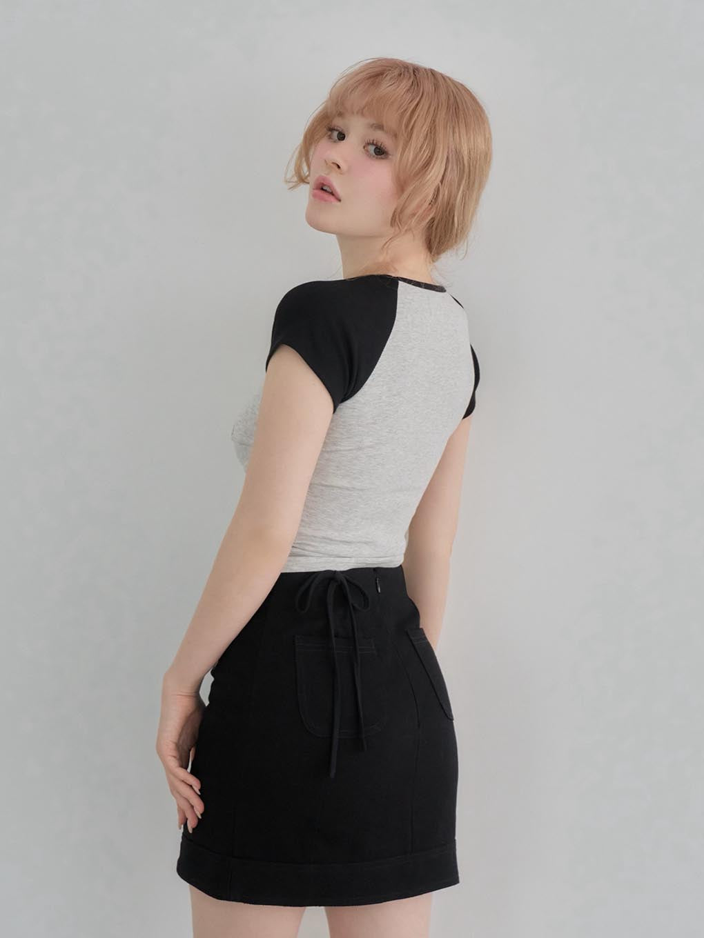 Stacy laceup tops