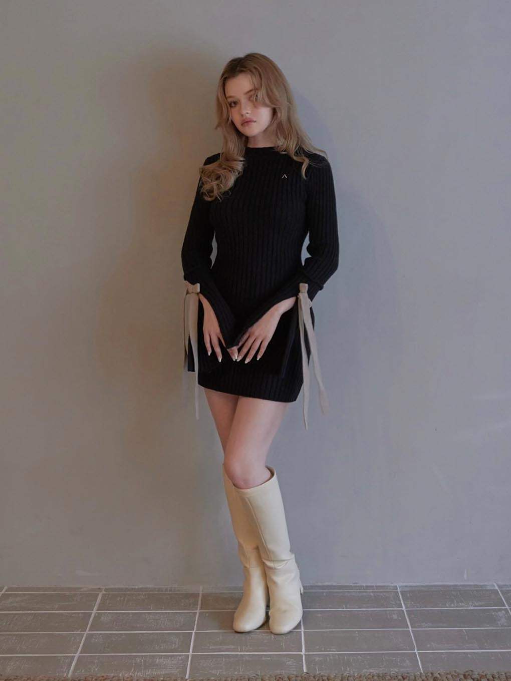 Nora ribbon mini dress