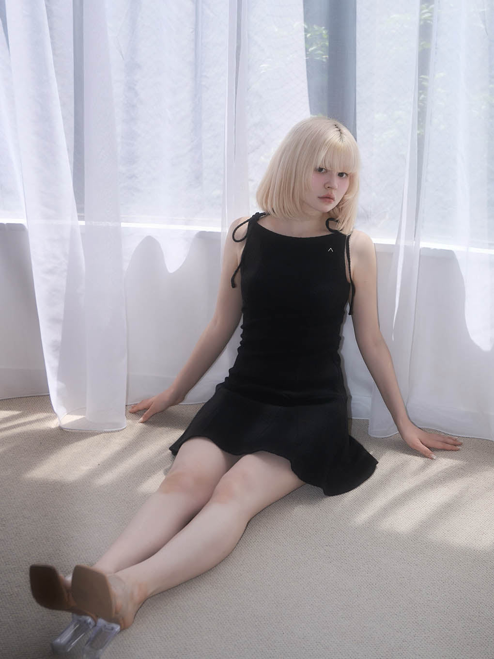 Julie cable mini dress