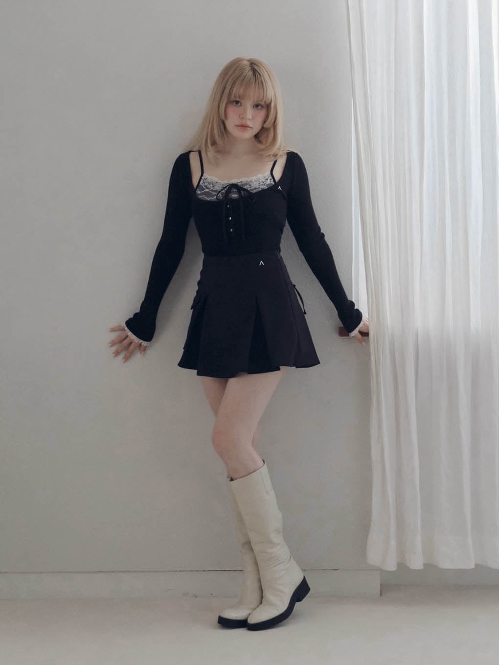 Brenda lace knit set
