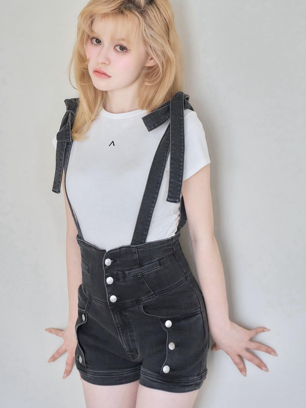 Ribbon denim allinone