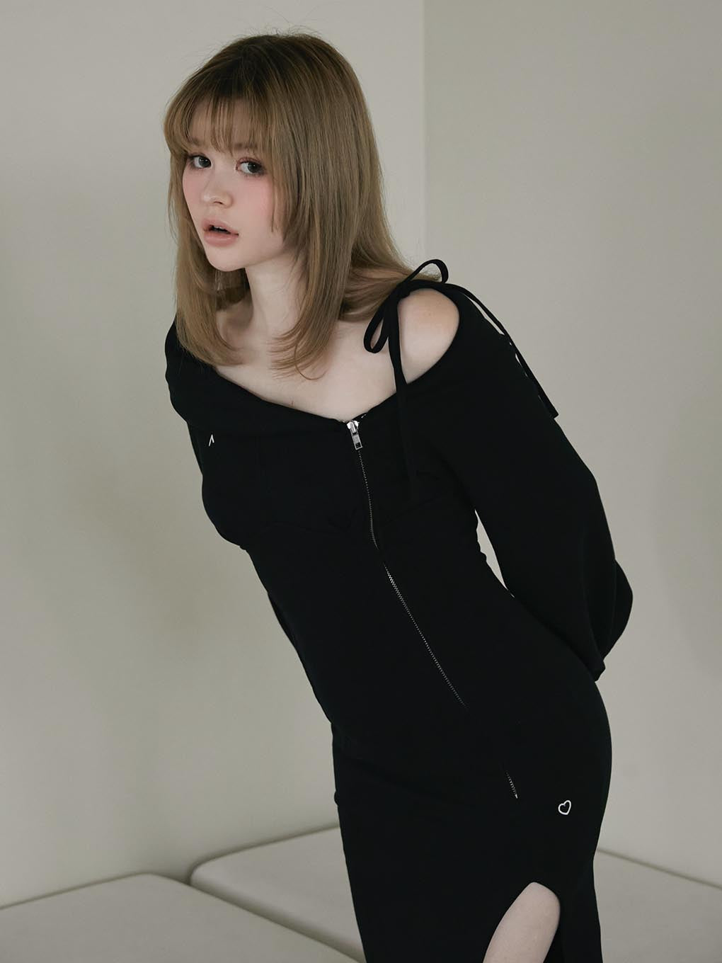 Carina slit dress