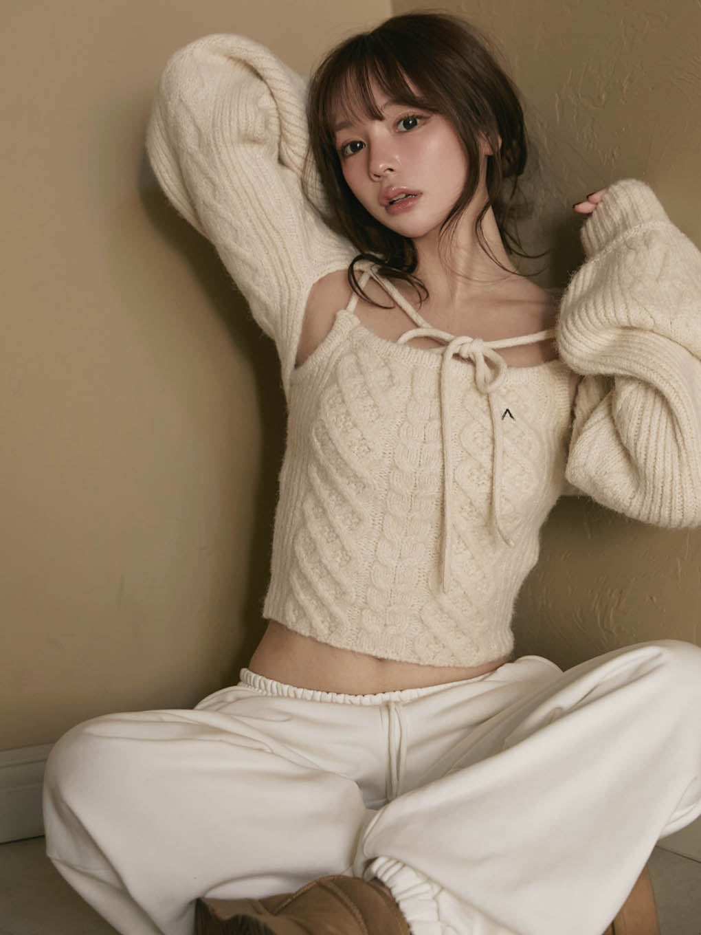 Heart hip sweat pants