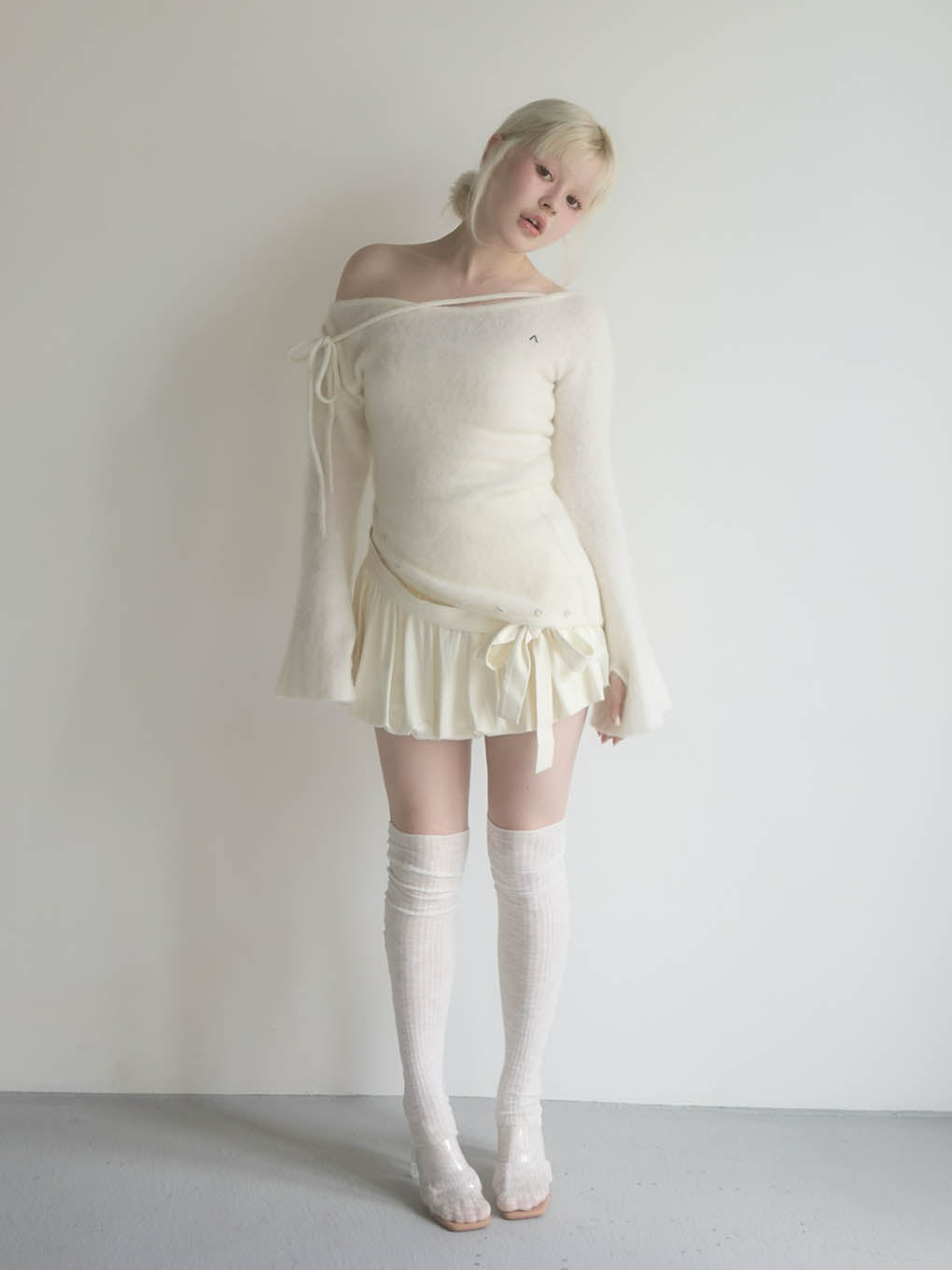 Fluffy loose knit