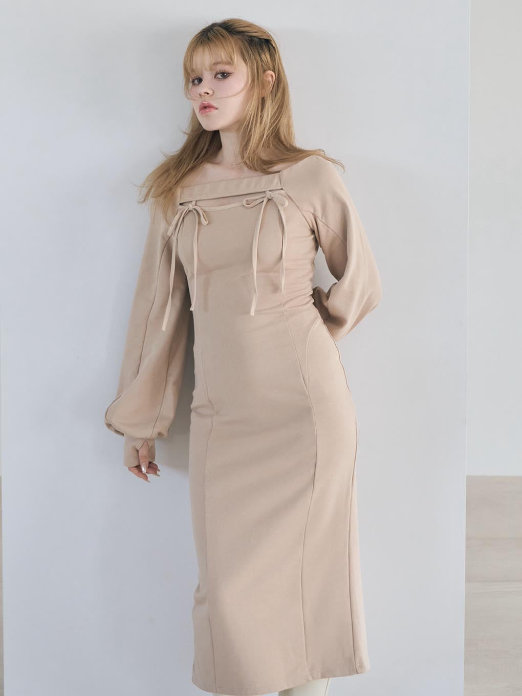 Bebe ribbon dress