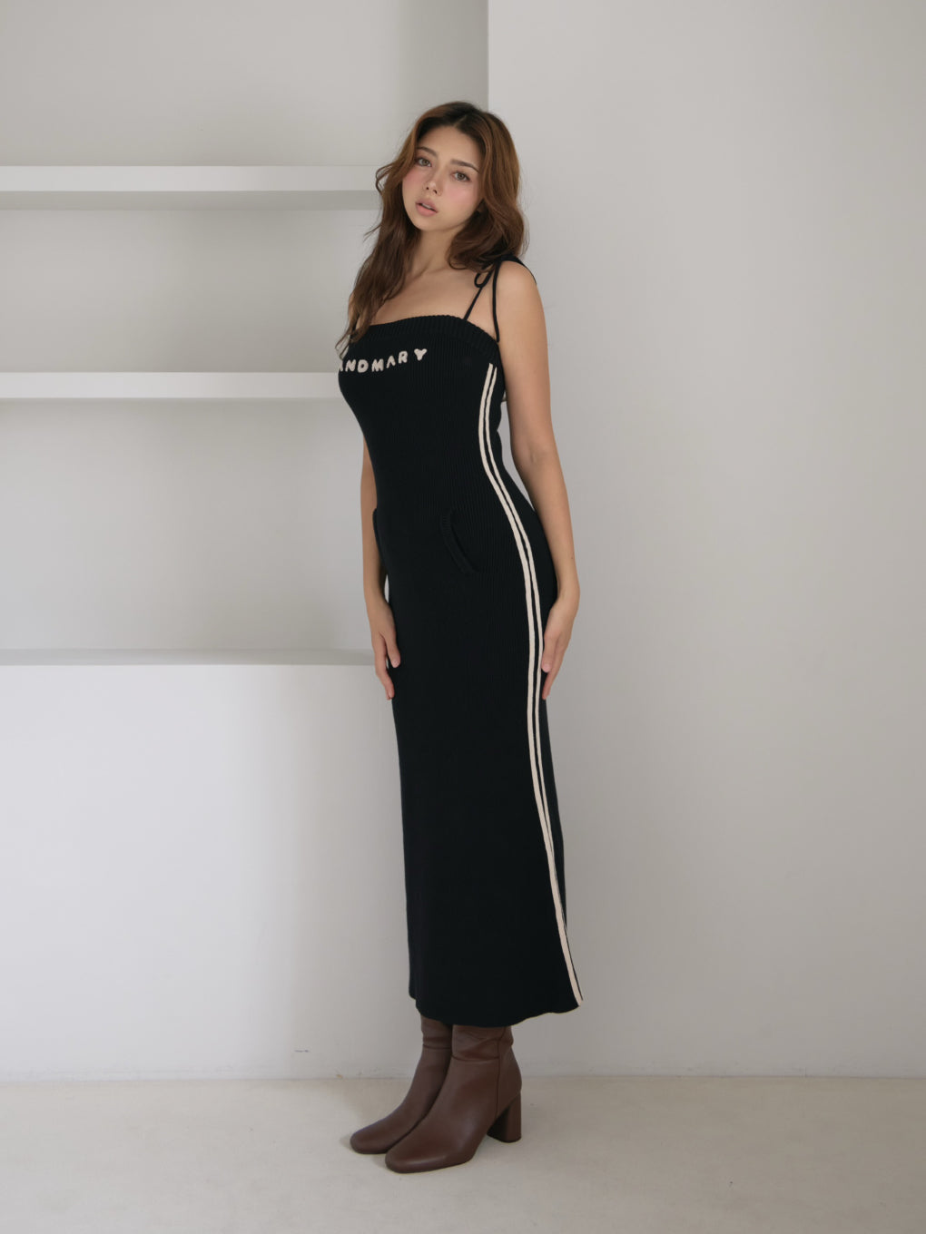 Zoe full zip set long dress