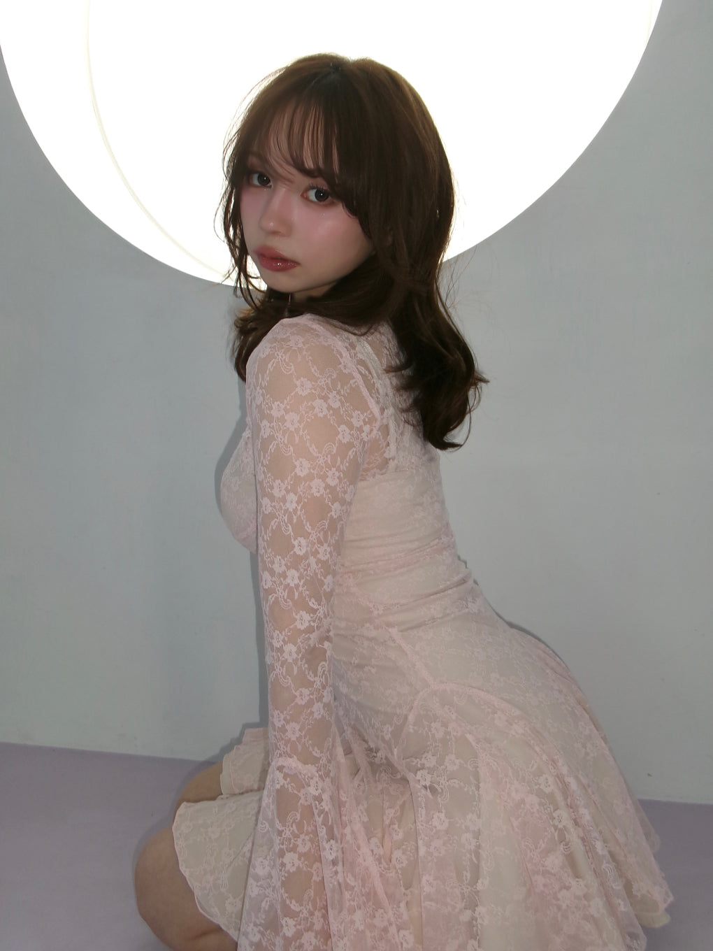 Cereza lace mini dress
