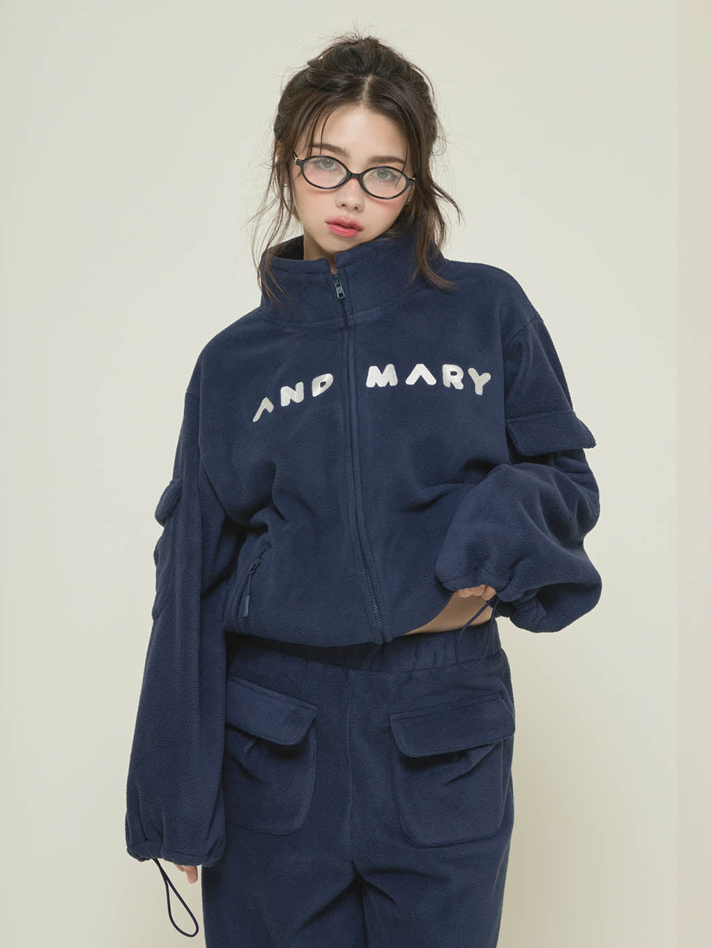 Mary logo fleece pants