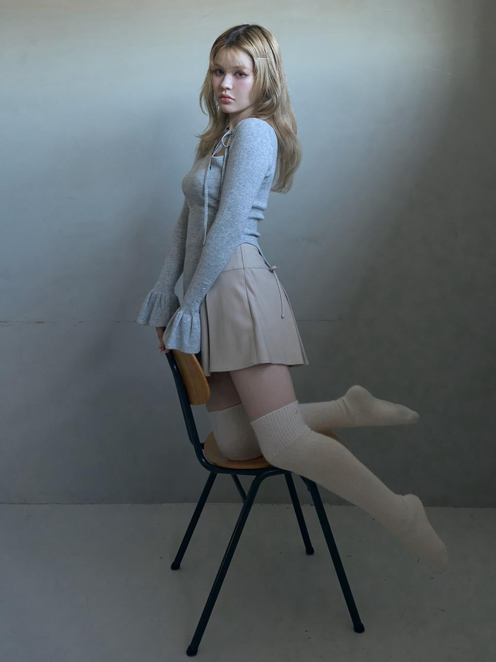 Nina flare mini skirt