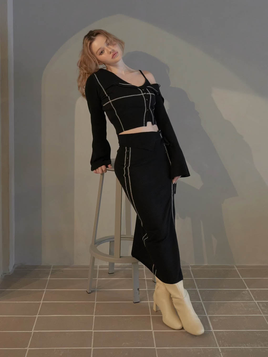 Belinda knit set cardigan