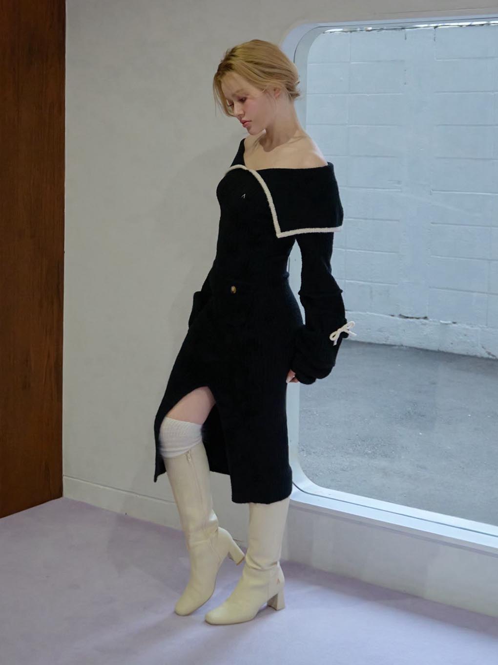 Harper pocket long dress