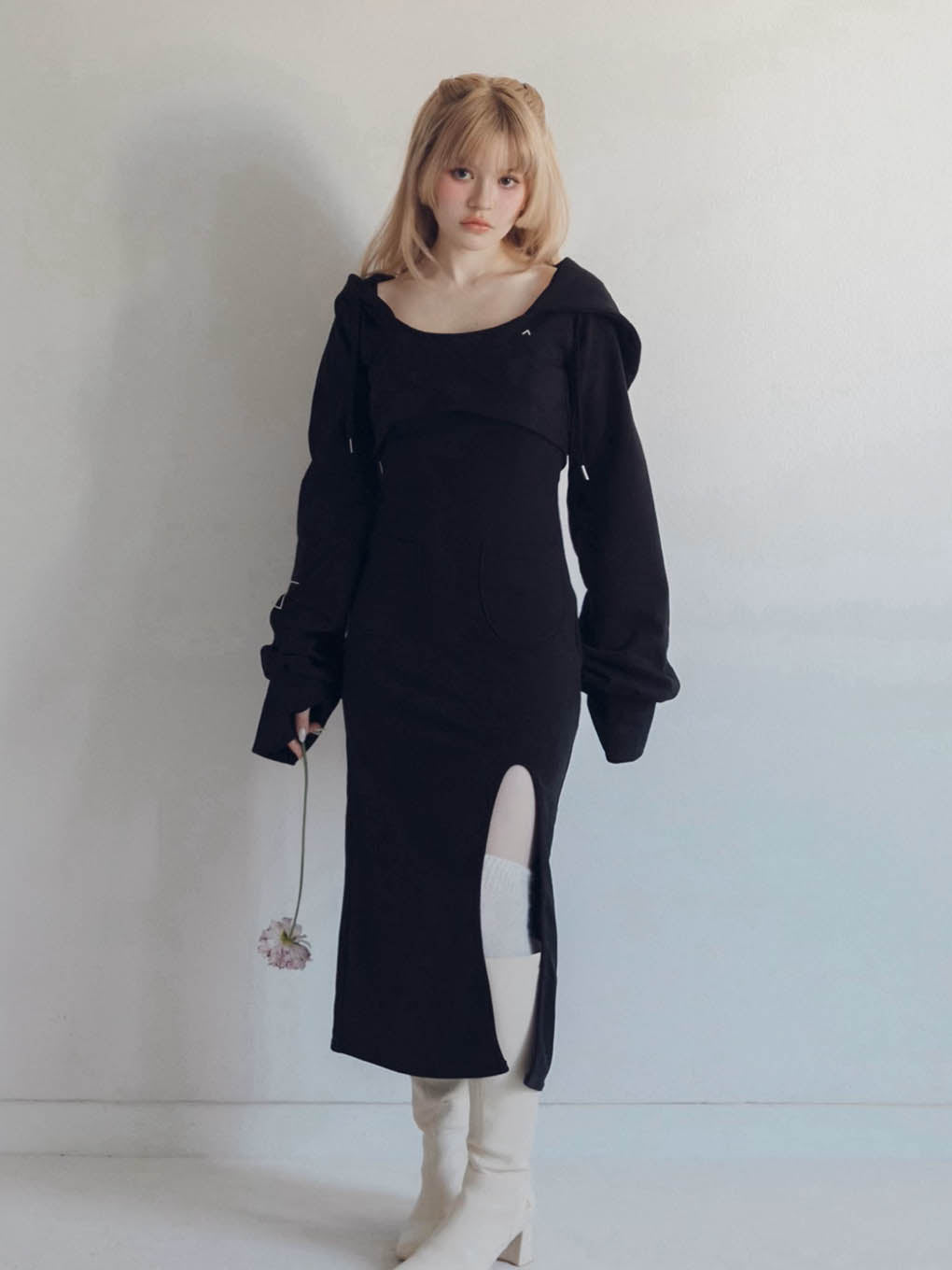Nora slit dress
