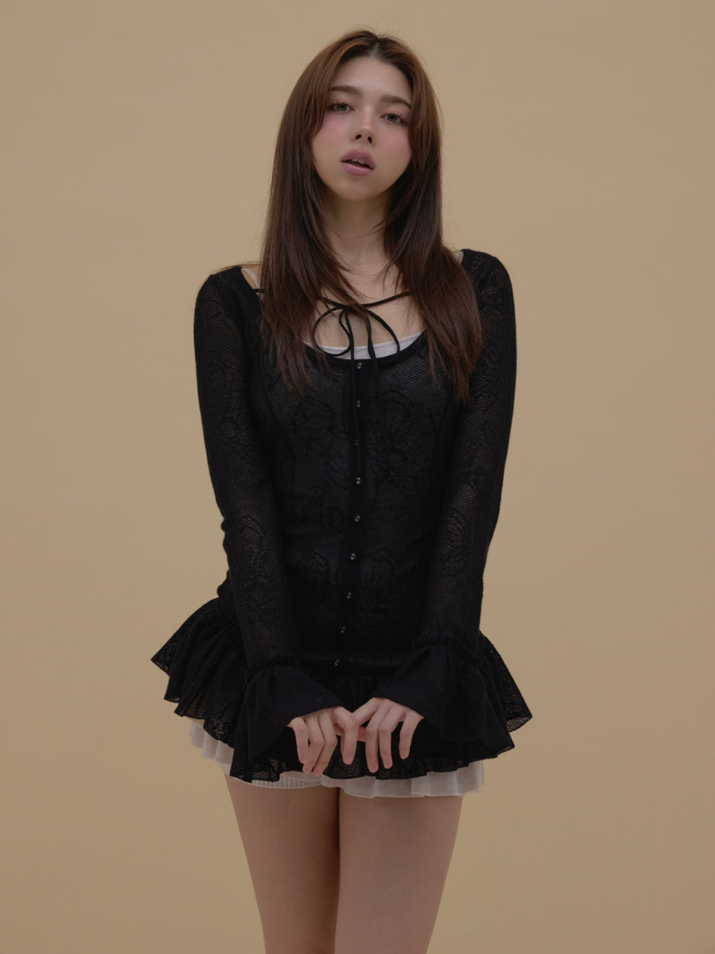Lotta frill layered dress